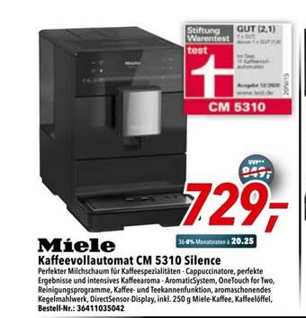 dodenhof Miele Kaffeevollautomat Cm 5310 Silence Angebot