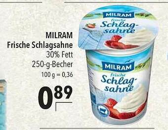 CITTI Markt Milram Frische Schlasahne Angebot