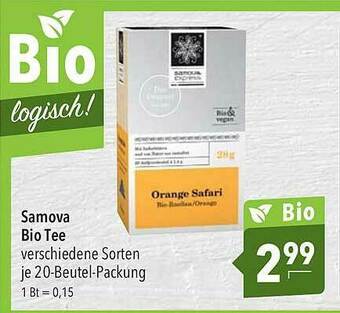 CITTI Markt Samova Bio Tee Angebot