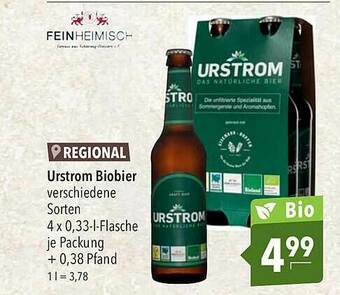 CITTI Markt Ustrom Biobier Angebot