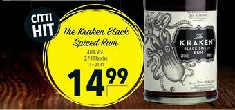 CITTI Markt The Kraker Black Spiced Rum Angebot