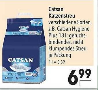 CITTI Markt Catsan Katzenstreu Angebot