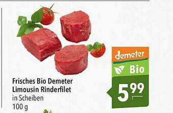 CITTI Markt Demeter Frisches Bio Demeter Limousin Rinderfilet Angebot