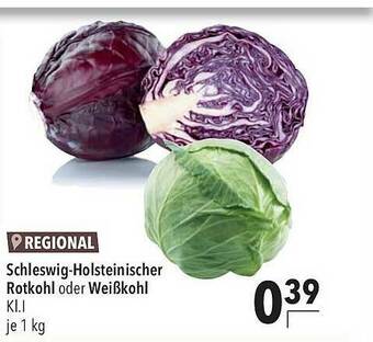 CITTI Markt Schleswig-holsteinischer Rotkohl Oder Weißkohl Angebot