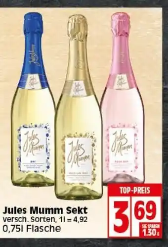 Elli Markt Jules Mumm Sekt 750ml Angebot