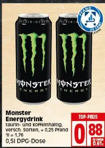 Elli Markt Monster Energy 500ml Angebot