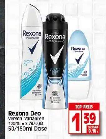 Elli Markt Rexona Deo 50/150ml Angebot