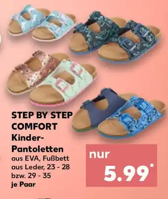 Kaufland STEP BY STEP COMFORT Kinder- Pantoletten Angebot