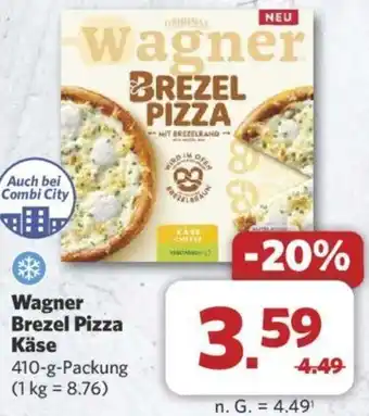 Combi Wagner Brezel Pizza Käse 410 g Packung Angebot