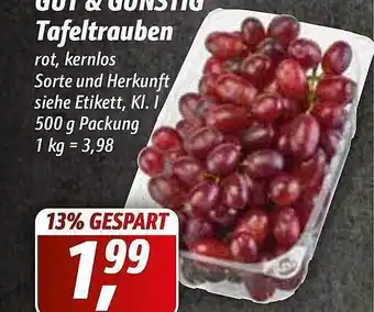 Simmel Gut & Günstig Tafeltrauben Angebot