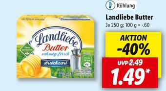 Lidl Landliebe butter Angebot