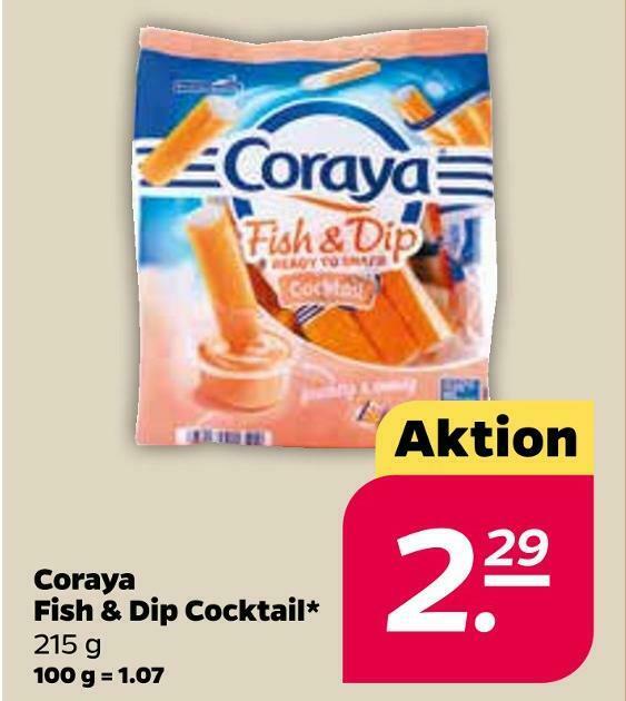 Coraya fish & dip cocktail Angebot bei NETTO