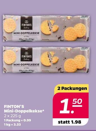 NETTO Finton’s mini-doppelkekse Angebot