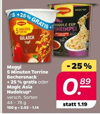 NETTO Maggi 5 minuten terrine Angebot