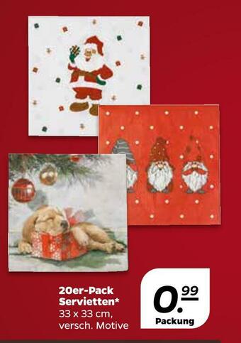 NETTO Servietten Angebot