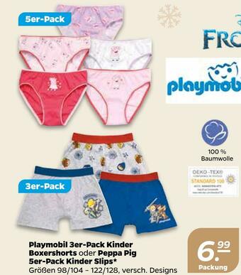 NETTO Playmobil kinder boxershorts oder peppa pig  kinder slips Angebot