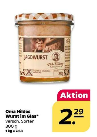 NETTO Oma hildes wurst im glas Angebot