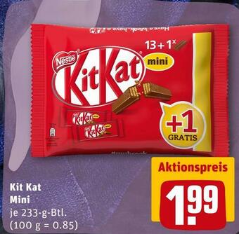 REWE Nestlé kit kat mini Angebot