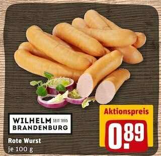 REWE Wilhelm brandenburg rote wurst Angebot