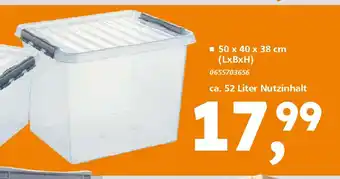 Globus Baumarkt Sunware Aufbewahrungsboxen Angebot