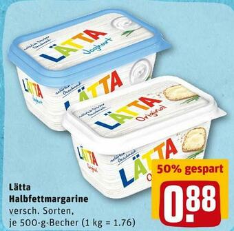 REWE Lätta halbfettmargarine Angebot