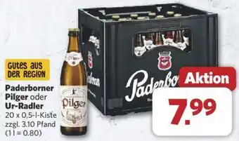 Combi Paderborner Pilger oder Ur-Radler 20x0,5 L Kiste Angebot