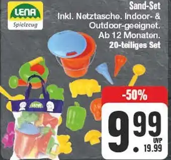 Edeka LENA Spielzeug Sand-Set 20-teiliges Set Angebot