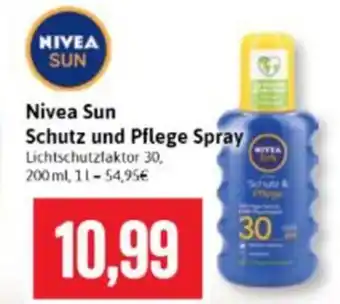 Stolz Nivea Sun Schutz und Pflege Spray Lichtschutzfaktor 30, 200 ml Angebot