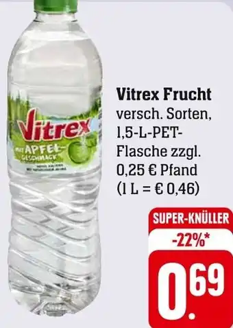 Edeka Vitrex Frucht 1,5 L Angebot