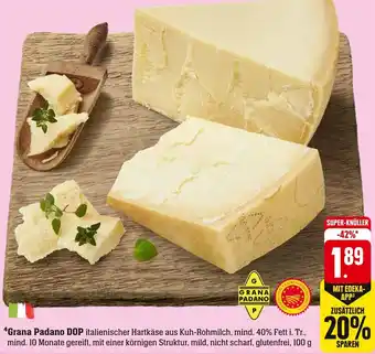 Edeka Grana Padano DOP 100 g Angebot