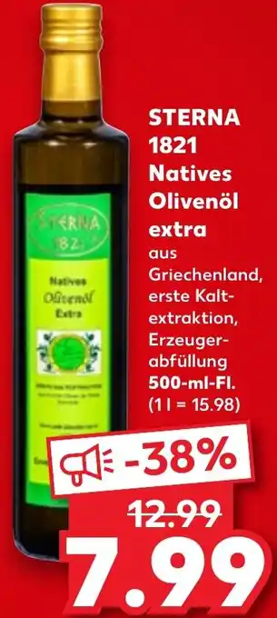 Kaufland STERNA 1821 Natives Olivenöl extra 500-ml-Fl. Angebot