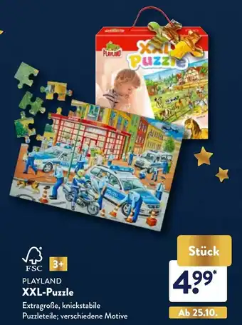 Aldi Nord Playland XXL Puzzle Angebot