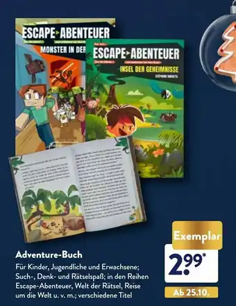 Aldi Nord Adventure Buch Angebot