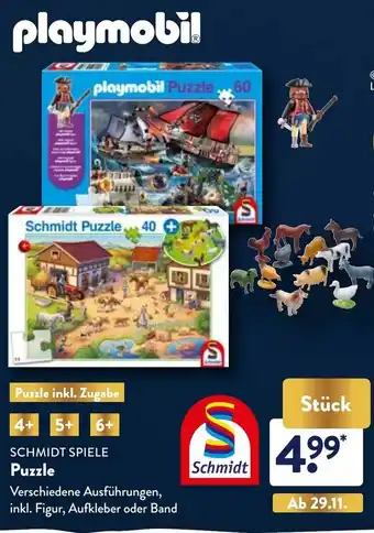 Aldi Nord Playmobil Schmidt Spiele Puzzle Angebot