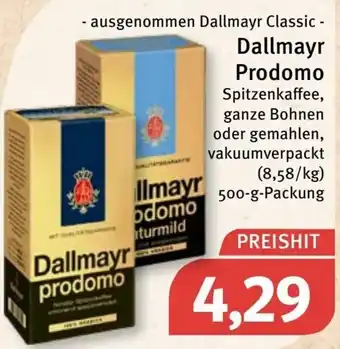 Feneberg Dallmayr Prodomo 500g Angebot