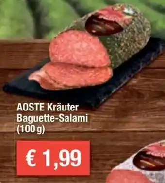 Feneberg Aoste Kräuter Baguette Salami 100g Angebot