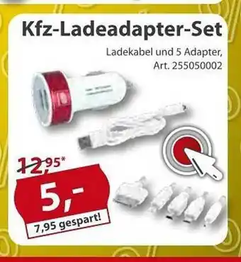 Sonderpreis Baumarkt Kfz-ladeadapter-set Angebot