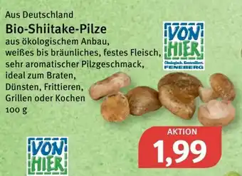 Feneberg Bio Shiitake Pilze 100g Angebot