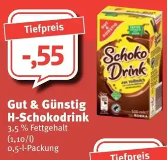 Feneberg Gut & Günstig H-Schokodrink 0,5L Angebot