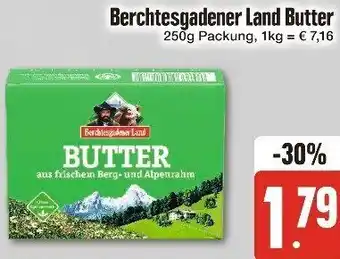 Edeka Berchtesgadener Land Butter 250 g Packung Angebot