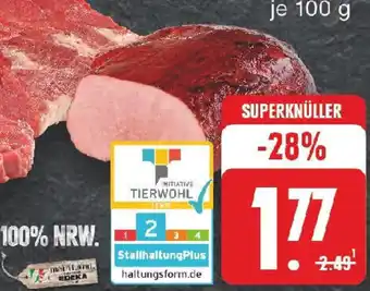 Edeka Delikatess Saftschinken 100 g Angebot