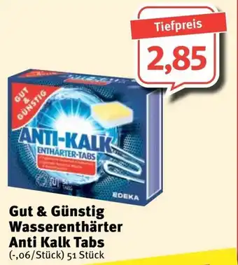 Feneberg Gut & Günstig Wasserenthärter Anti Kalk Tabs Angebot