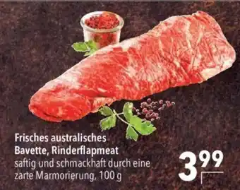 CITTI Markt Frisches australisches Bavette, Rinderflapmeat saftig und schmackhaft durch eine zarte Marmorierung, 100 g Angebot