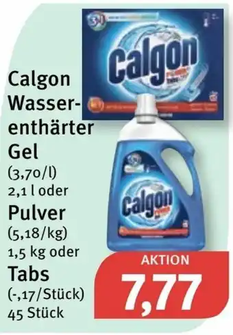 Feneberg Calgon Wasserenthärter Gel, Pluver oder Tabs Angebot