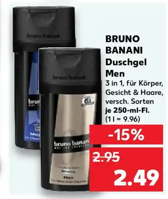 Kaufland BRUNO BANANI Duschgel Men 250 ml Fl. Angebot