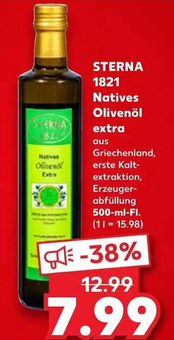 Kaufland STERNA 18212 Olivenol Olivenöl extra 500 ml Fl. Angebot