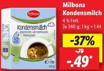 Lidl Milbona Kondensmilch 340 g Angebot