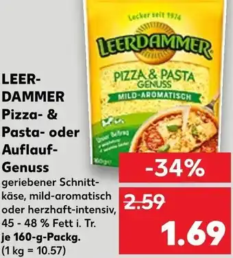 Kaufland LEERDAMMER Pizza & Pasta oder Auflauf Genuss 160 g Packg. Angebot