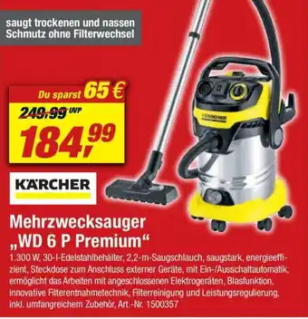 toom Baumarkt Karcher Mehrzwecksauger WD 6 P Premium Angebot