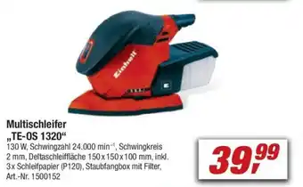 toom Baumarkt Einhell Multischleifer TE-OS 1320 Angebot